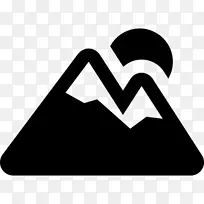 计算机图标山地剪贴画-山岳