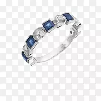 蓝宝石订婚戒指爱尔兰结婚戒指-钻石切割