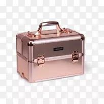 金金属化妆品手提箱重量-经典化妆品