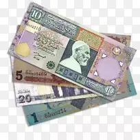 利比亚第纳尔、科威特第纳尔、巴林第纳尔货币-钞票