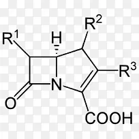 青霉素碳青霉烯类药物抗生素结构