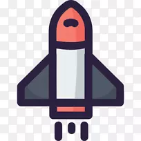 火箭电脑图标剪辑艺术火箭