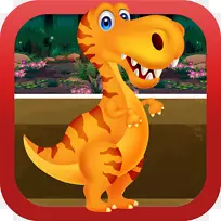 迪诺跑游戏恐龙卡通-恐龙