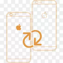 苹果iphone 8和iphone 4s iphone 6电话-Apple