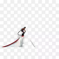 滑雪杆桌面壁纸线设计