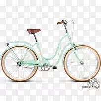 城市自行车Krossa自行车架自行车叉-自行车