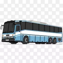 旅游巴士服务车公共交通商用车