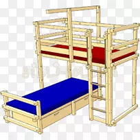 双层床家具卧室床垫-莱格诺比安科