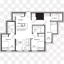 住宅建筑平面图-床位图则