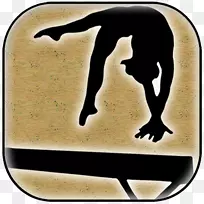 艺术体操平衡木地板夹艺术体操