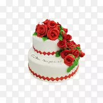 生日蛋糕奶油糖蛋糕-婚礼蛋糕