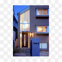 建筑学马约瑞尔花园马约瑞尔蓝色立面房屋