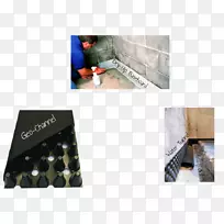 地砖排水地下室-水地板