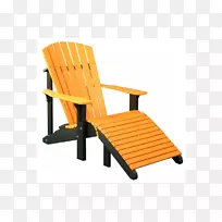 阿迪朗达克椅子，花园家具，塑料木材.户外椅