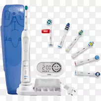 电动牙刷口腔-b pro 6000智能系列口腔-b智能系列6400-牙刷