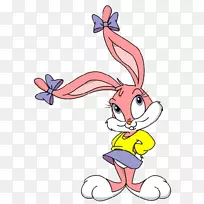 兔子复活节兔子兔夹艺术-兔子