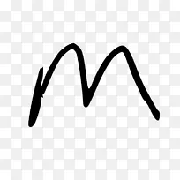 字母计算机图标字母表剪贴画图案字母m