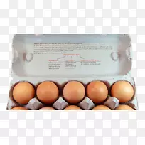 鸡蛋沙拉鸡肉和华夫饼鸡蛋纸箱食品-鸡蛋