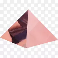 粉红m三角形金字塔图
