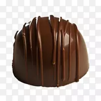 巧克力松露邦本巧克力蛋糕加纳奇巧克力蛋糕
