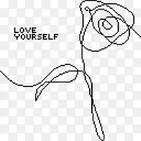 爱你自己：她的花画-爱你自己
