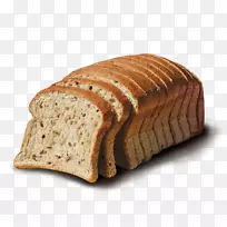 黑麦面包格雷厄姆面包吐司面包平底锅面包
