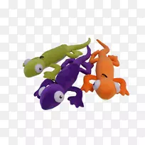 蜥蜴狗毛绒玩具和可爱玩具西库玩具。