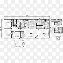 平面图移动式家用汽车床铺图