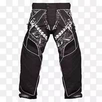 牛仔曲棍球保护裤和滑雪短裤-牛仔裤