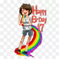 生日图DeviantArt-b.day快乐