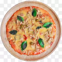 加利福尼亚式比萨饼西西里披萨绿色咖喱比萨饼