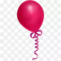 球囊粉红m型心脏气球