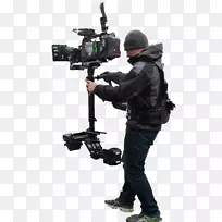电影摄影师照相机操作员稳态摄影.照相机