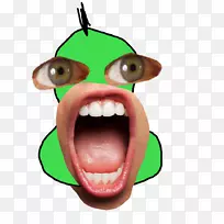 身体艺术穿身纹身舌唇舌