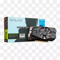 显卡和视频适配器NVIDIA GeForce GTX 950 kfa 2 NVIDIA GeForce GTX 750 ti图形卡