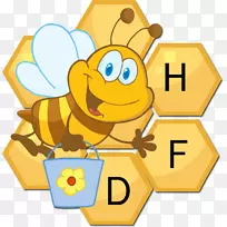 蜂巢，蜜蜂，大黄蜂-蜜蜂