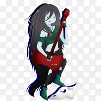 玛塞琳吸血鬼女王朋克摇滚画-芬恩人类