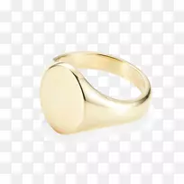 银结婚戒指身饰-银