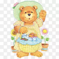 熊绘画剪贴画-熊