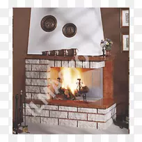 壁炉，木炉子，防火屏风-莱诺比安科