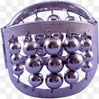 金属珠手镯算盘球