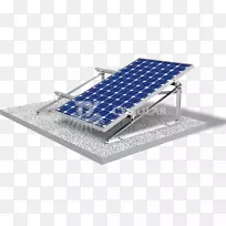 光伏安装系统太阳能电池板制造光伏系统-屋顶