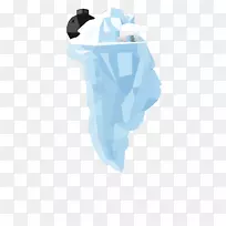 格陵兰冰盖水冰山融化-水