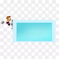 桌面壁纸绿松石相框.Rayman起源