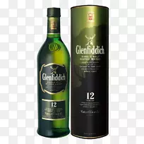 Glenfiddich单干麦芽威士忌苏格兰威士忌斯皮塞德单麦芽酒
