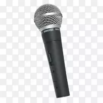 麦克风Shure Sm 58音频雅马哈公司心脏样条-Shure sm58
