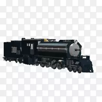 蒸汽机车列车铁道轨道运输列车