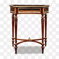 桌子古董法国家具路易十六风格-展示桌