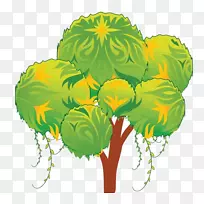 树木剪贴画-树