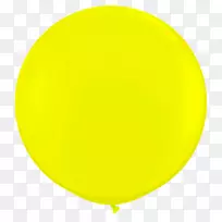 气球黄色红色粉彩气球